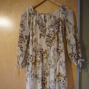 Wilfred Floral Babydoll Dress | Aritzia | XS